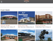 Tablet Screenshot of monstertrucknationals.com